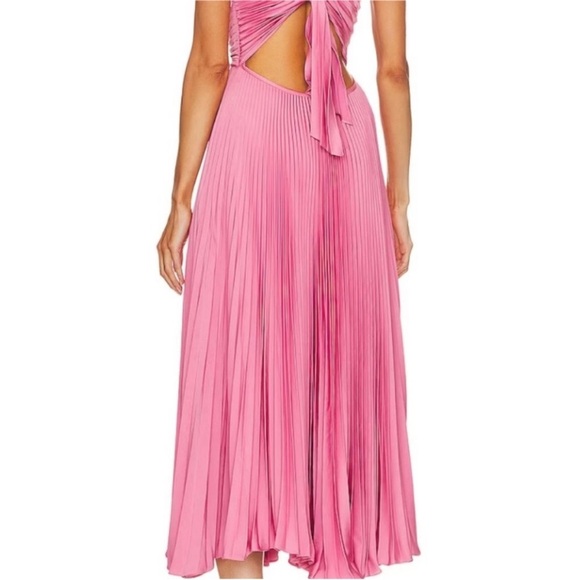 A.L.C. Gemini Pleated Cut Out Midi Dress in
Chateau Rose NWT - Picture 3 of 8